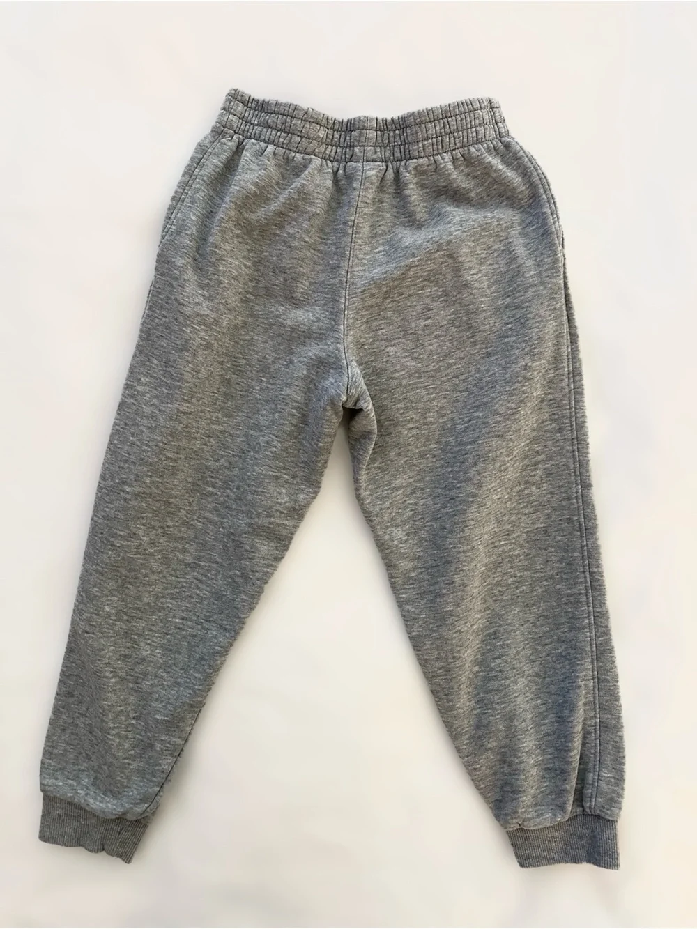 Nike Kids’ Grey Kids Fleece Joggers with White Logo